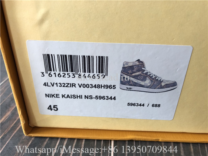 Air Jordan 1 Retro High Louis Vuitton Damier