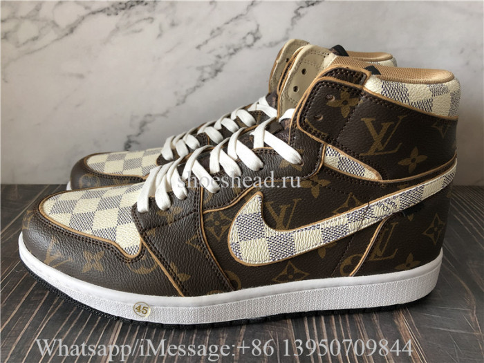 Air Jordan 1 Retro High Louis Vuitton Damier