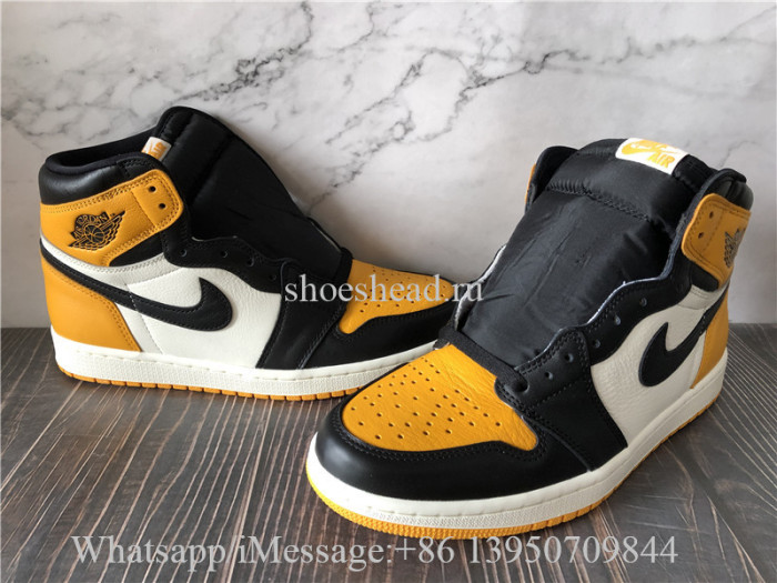 Super Quality Air Jordan 1 Retro High Yellow Toe