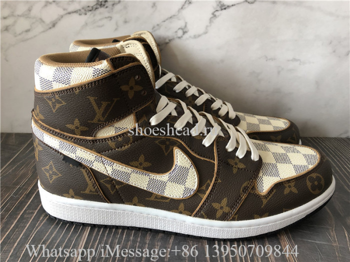 Air Jordan 1 Retro High Louis Vuitton Damier