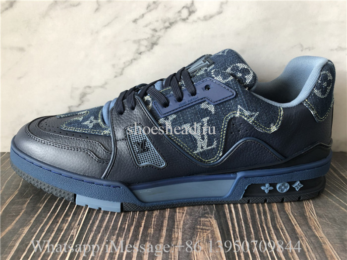 Louis Vuitton Blue Trainer