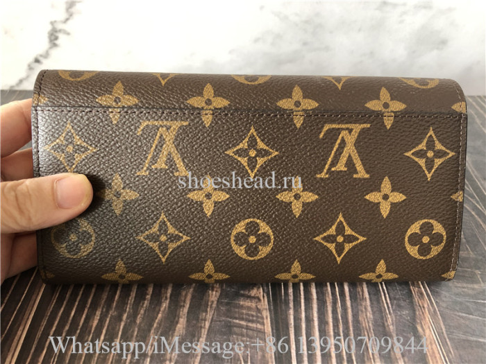Original Louis Vuitton Brown Monogram Sarah Wallet M60531