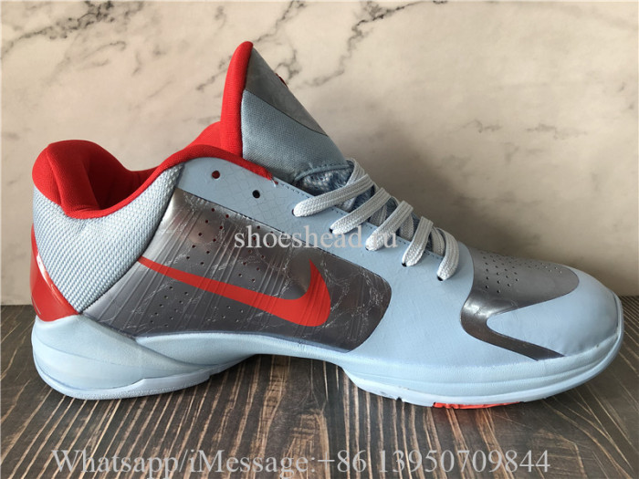 Nike Kobe 5 V Protro Blue Silver Red