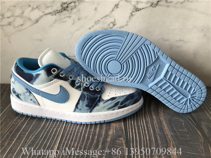 Air Jordan 1 Low Acid Wash Denim