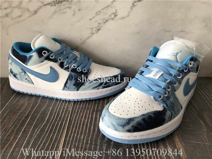 Air Jordan 1 Low Acid Wash Denim