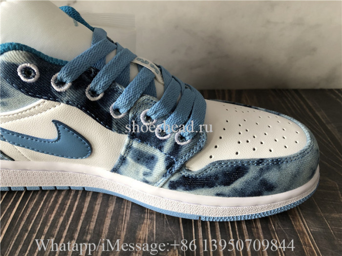 Air Jordan 1 Low Acid Wash Denim