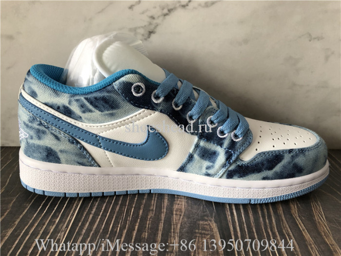 Air Jordan 1 Low Acid Wash Denim