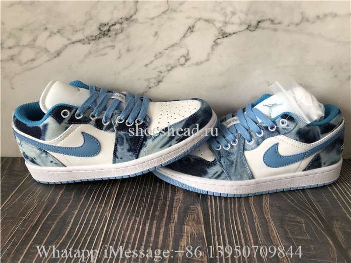 Air Jordan 1 Low Acid Wash Denim