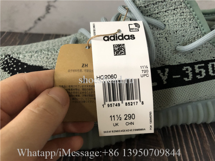 Adidas Yeezy 350 V2 Salt Core Black Jade Ash HQ2060