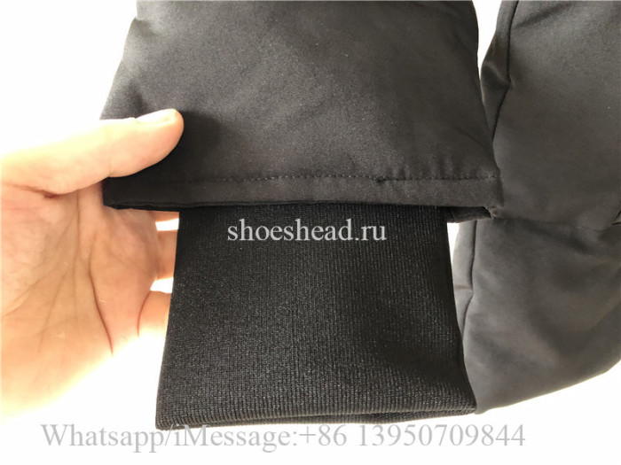 Canada Goose Down Jacket With Black Logo