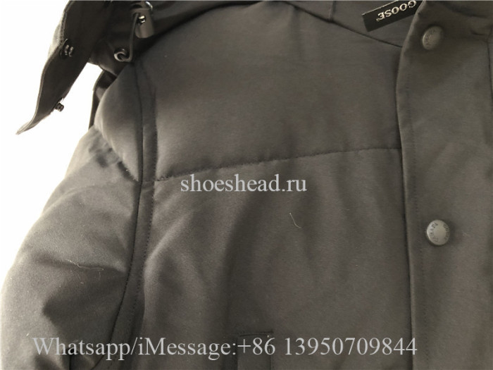Canada Goose Down Jacket With Black Logo
