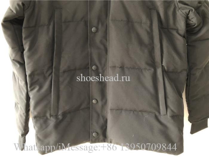 Canada Goose Down Jacket With Black Logo
