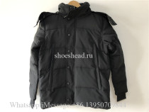 Canada Goose Down Jacket With Black Logo