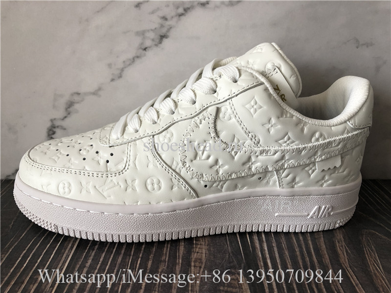 Louis Vuitton x Nike Air Force 1 Off White In White