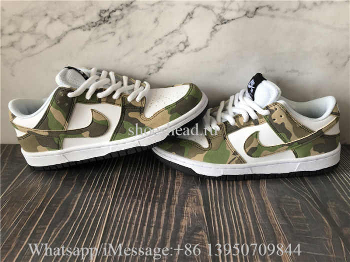 Nike SB Dunk Low Camo Legion Green