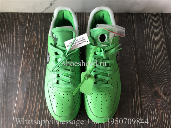 Off White x Nike Air Force 1 Low Brooklyn Green