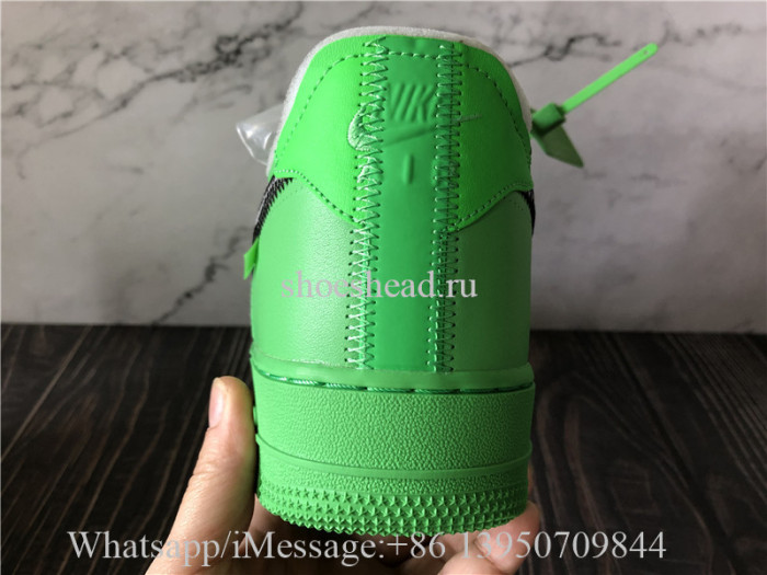 Off White x Nike Air Force 1 Low Brooklyn Green