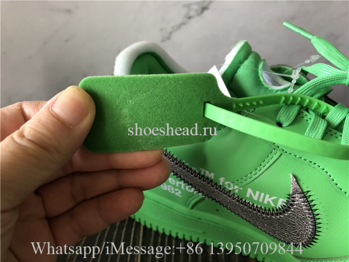 Off White x Nike Air Force 1 Low Brooklyn Green
