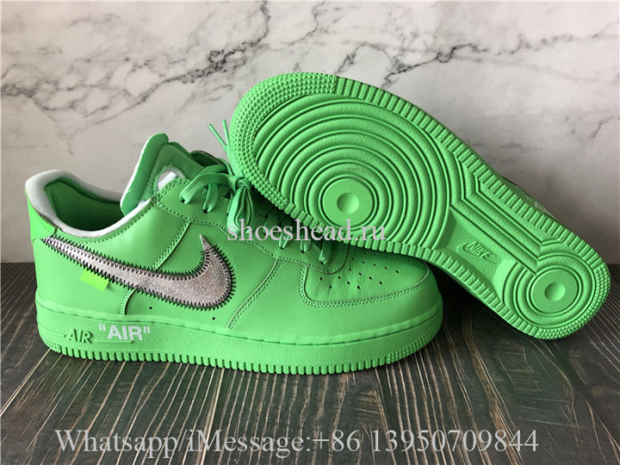 Off White x Nike Air Force 1 Low Brooklyn Green