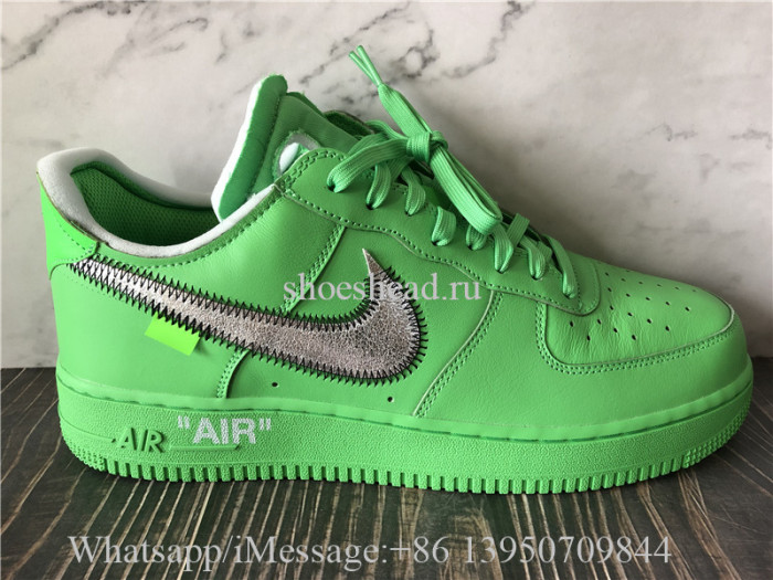 Off White x Nike Air Force 1 Low Brooklyn Green