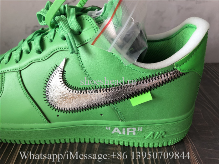 Off White x Nike Air Force 1 Low Brooklyn Green
