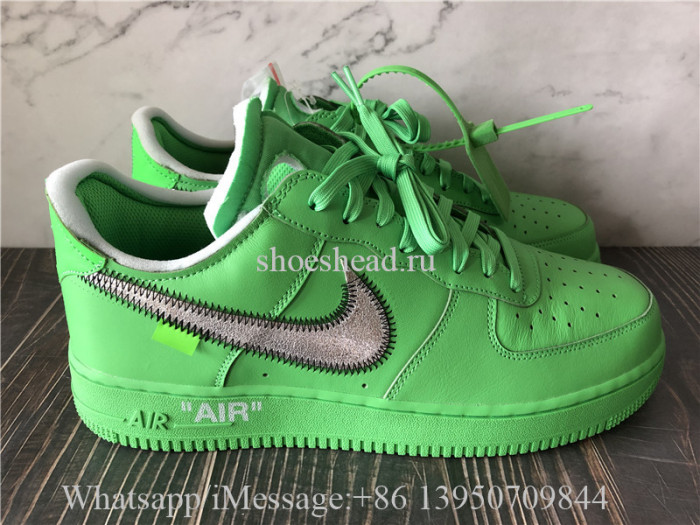 Off White x Nike Air Force 1 Low Brooklyn Green