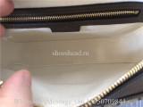 Original Gucci Ophidia Mini Beige And Ebony GG Supreme Shoulder Bag