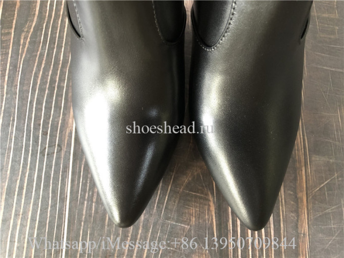 Fendi Dark Brown Beige Rockoko Logo Heels Boots