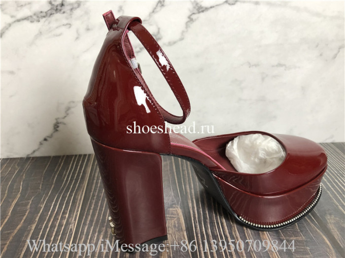 Louis Vuitton Fame Platform Pump Garnet