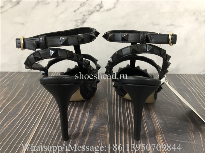 Valentino Rockstud Ankle Strap Pump With Tonal Studs 100mm