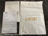 Dior Gold-Tone Embroidered Cotton With Metallic Thread And Cherry Red Dior Brocart Motif Dway Slide