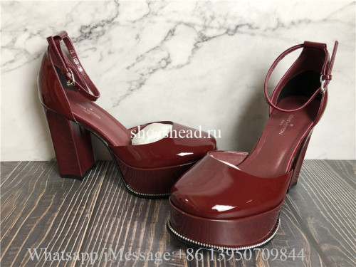 Louis Vuitton Fame Platform Pump Garnet