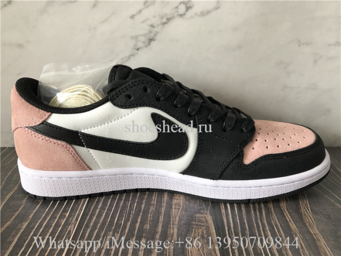 Travis Scott x Air Jordan 1 Low Black Pink
