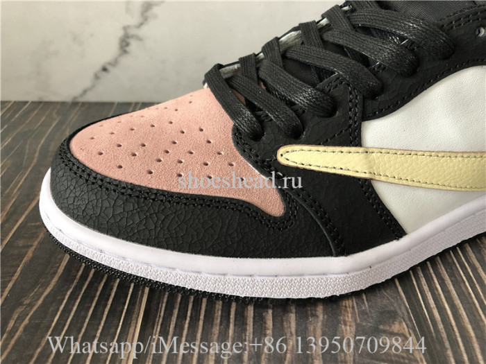 Travis Scott x Air Jordan 1 Low Black Pink