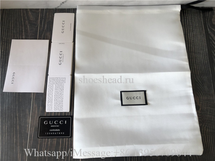 Gucci Black Supreme Canvas GG Ankle Boot