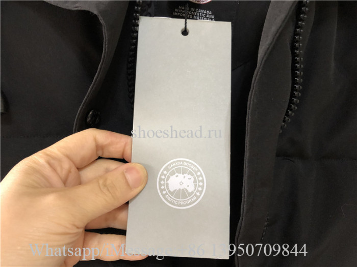 Women Version Canada Goose Long Down Jacket Black