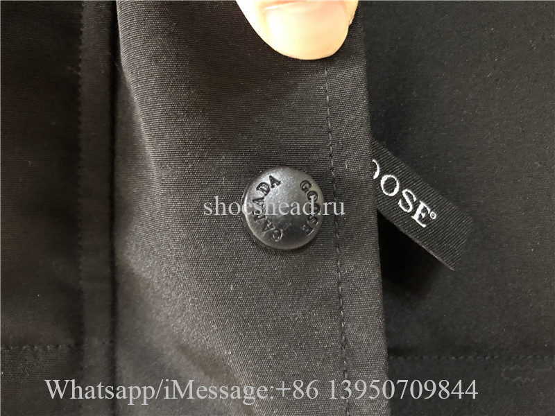 Women Version Canada Goose Long Down Jacket Black