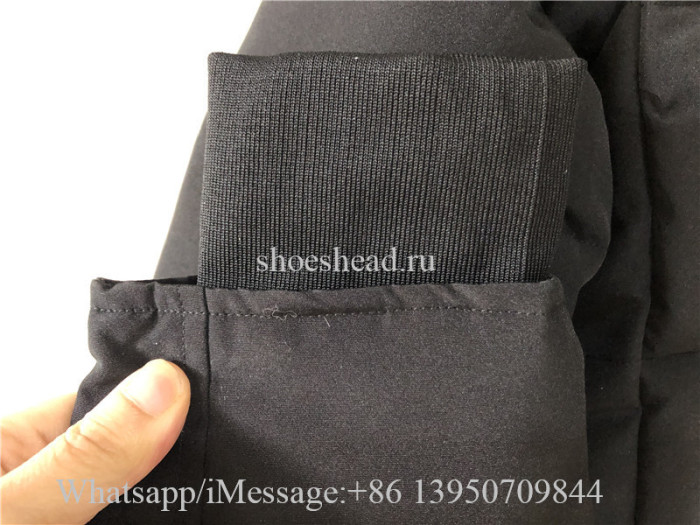 Women Version Canada Goose Long Down Jacket Black