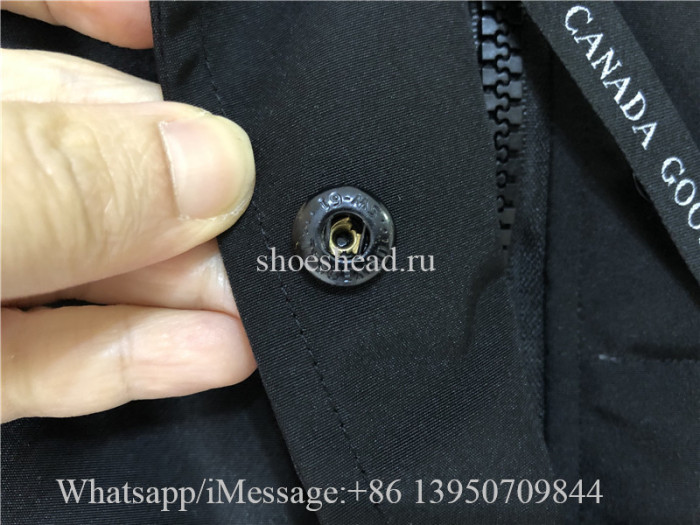 Women Version Canada Goose Long Down Jacket Black