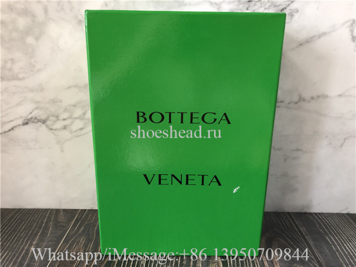 Bottega Veneta Leather Wire Stretch in Turquoise Blue Heels