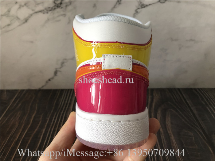 Air Jordan 1 Mid SE GS Edge Glow