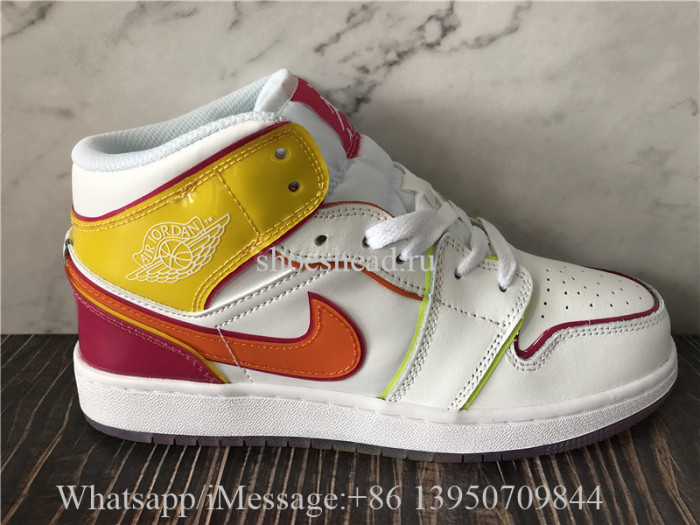 Air Jordan 1 Mid SE GS Edge Glow