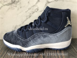 Air Jordan 11 High Velvet Midnight Navy