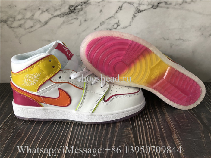 Air Jordan 1 Mid SE GS Edge Glow