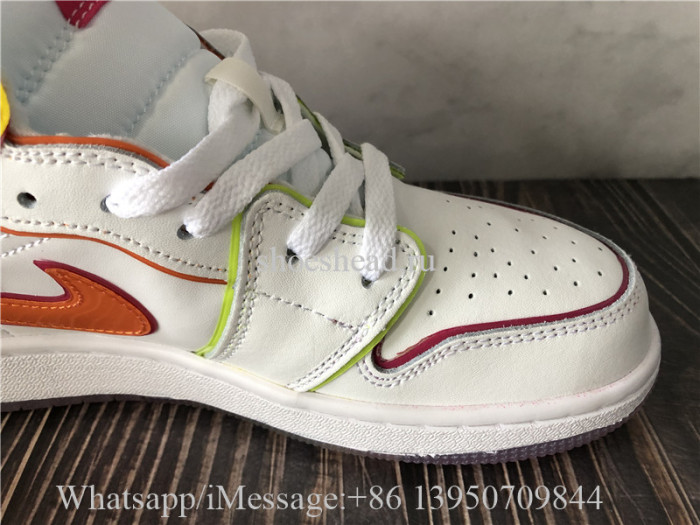 Air Jordan 1 Mid SE GS Edge Glow