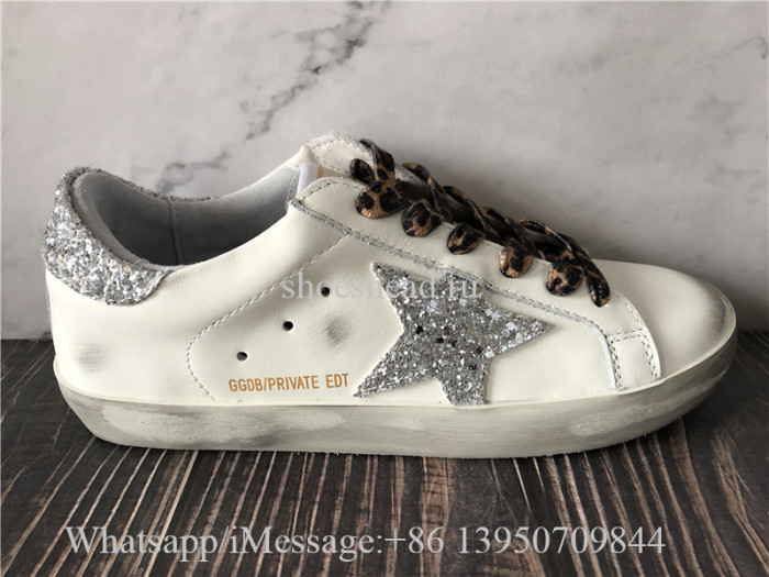 Golden Goose Superstar Croco Glitter Low Top Sneaker
