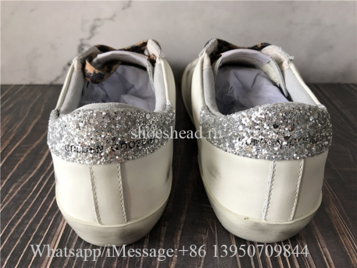 Golden Goose Superstar Croco Glitter Low Top Sneaker