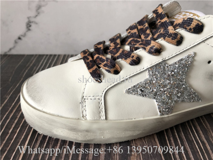Golden Goose Superstar Croco Glitter Low Top Sneaker