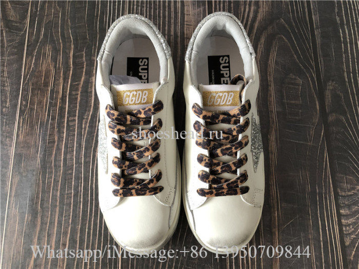 Golden Goose Superstar Croco Glitter Low Top Sneaker