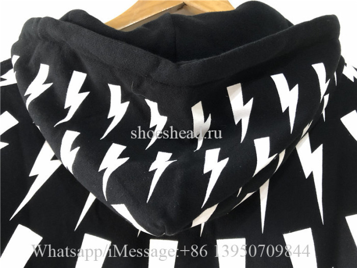Neil Barrett Fair-Isle Hoodie